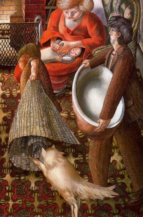 Hilda And I At Burghclere — Sir Stanley Spencer