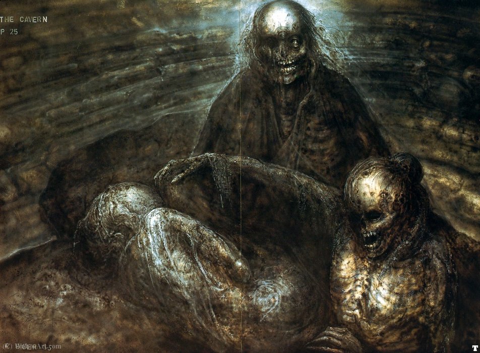 Hr Giger Pii The Cavern P25 — H.r. Giger