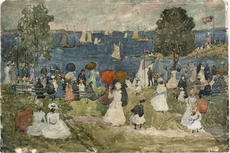 Yacht Race — Maurice Brazil Prendergast