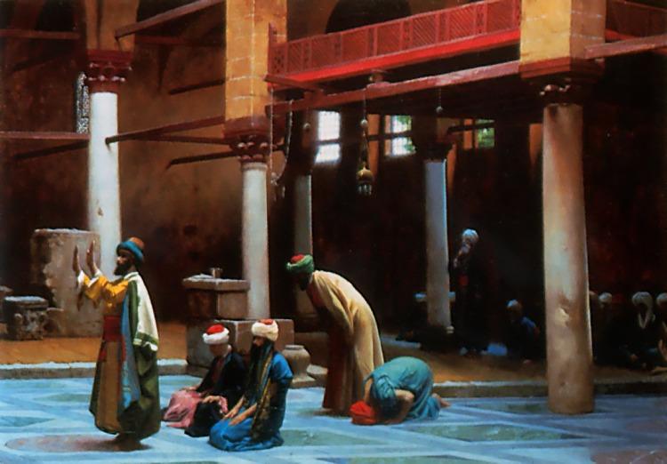 Prayer In The Mosque — Jean-léon Gérôme
