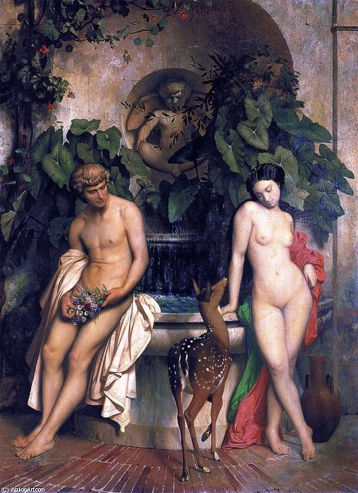 The Idylle (also Known As Daphnis And Chloe) — Jean-léon Gérôme