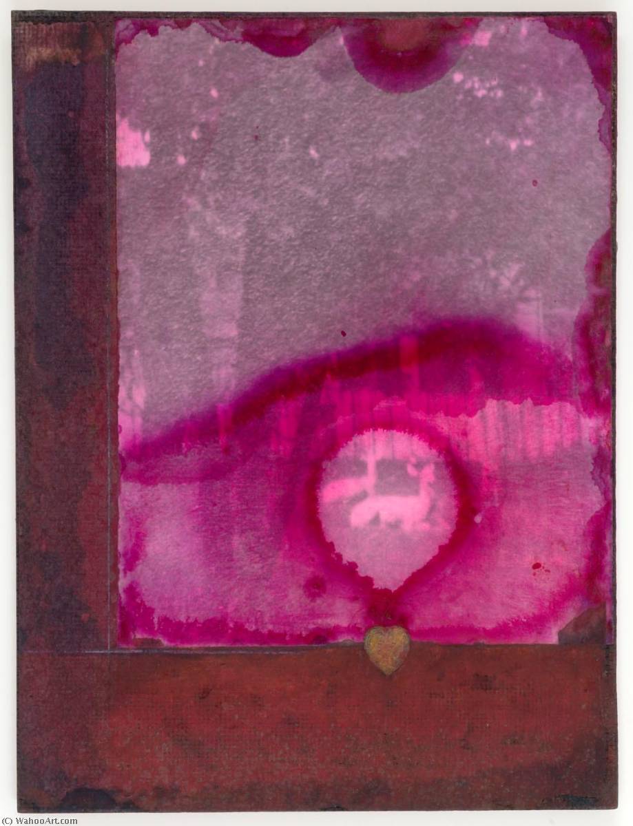 Untitled (hudson River Valley Deer In Landscape) — Joseph Cornell