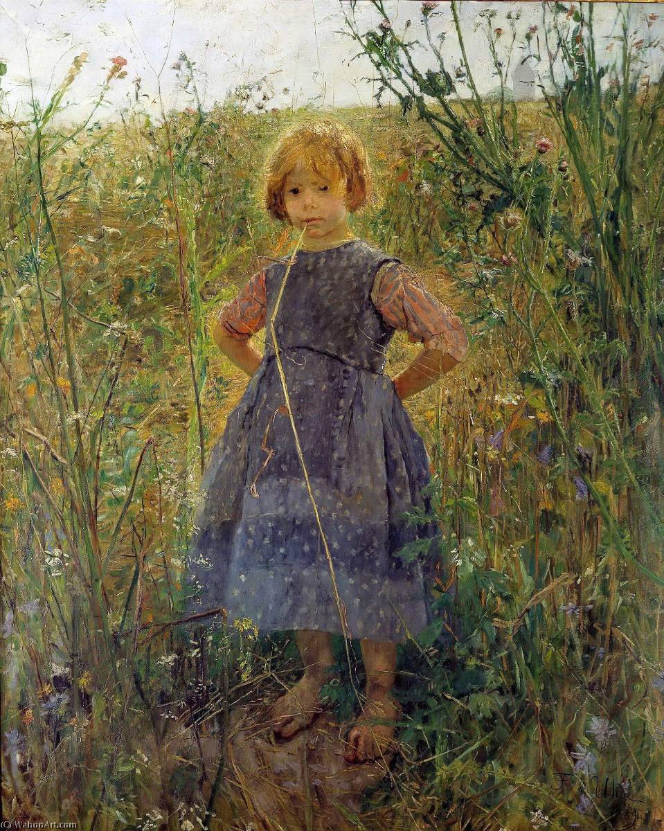 Little Heathland Princess — Fritz Von Uhde