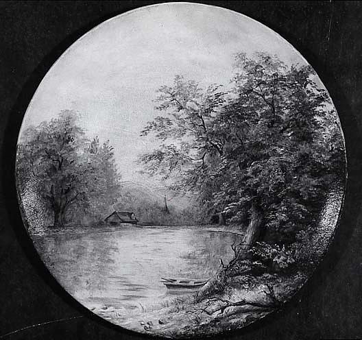 Landscape, (painting) — Mary E Powell