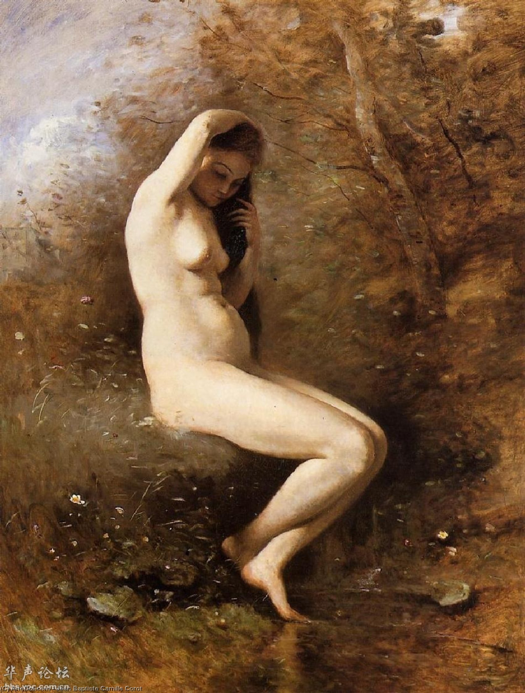 Venus At Her Bath — Jean-baptiste-camille Corot