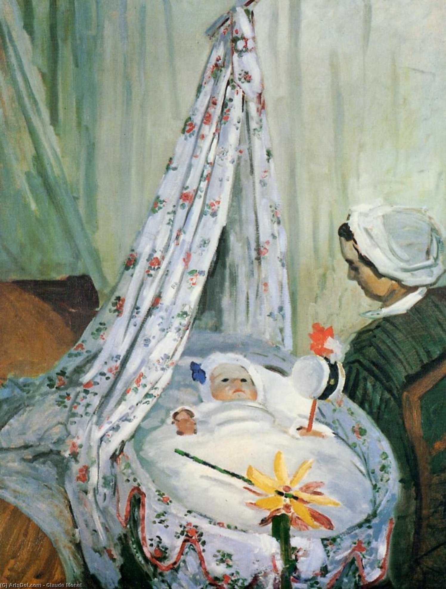 Jean Monet In His Cradle — Claude Monet