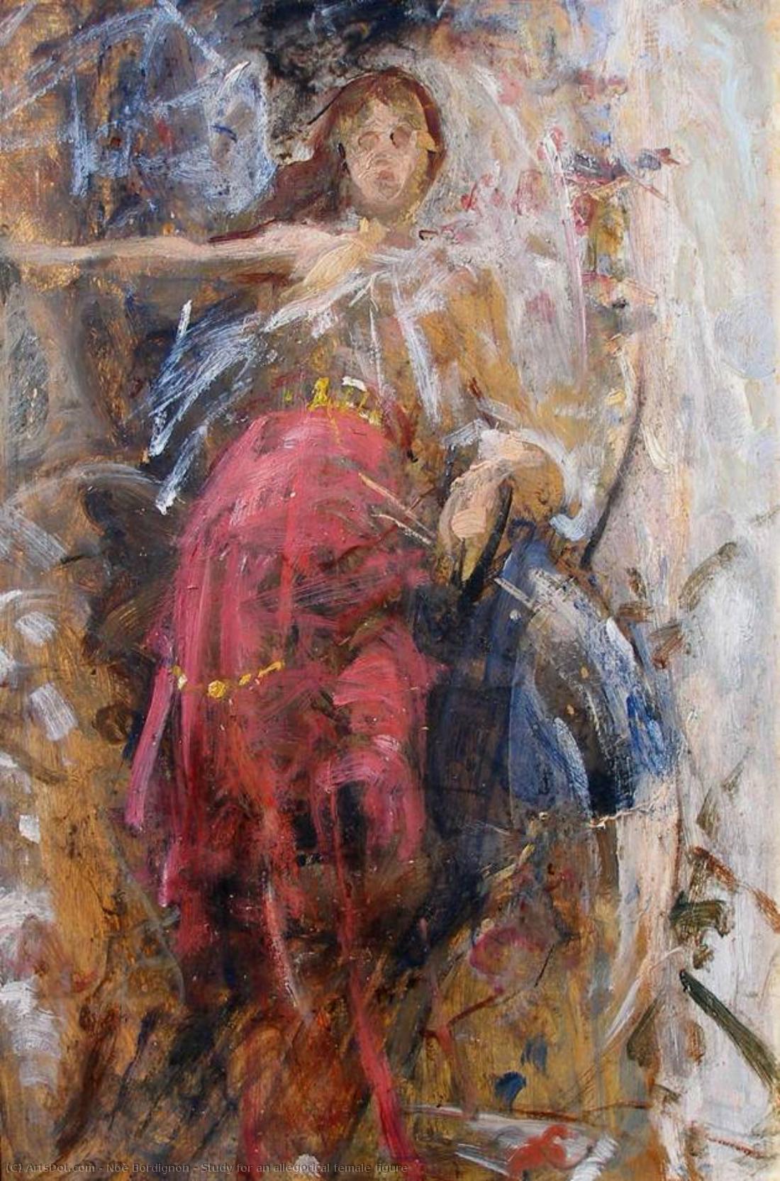 Study For An Allegorical Female Figure — Noè Bordignon
