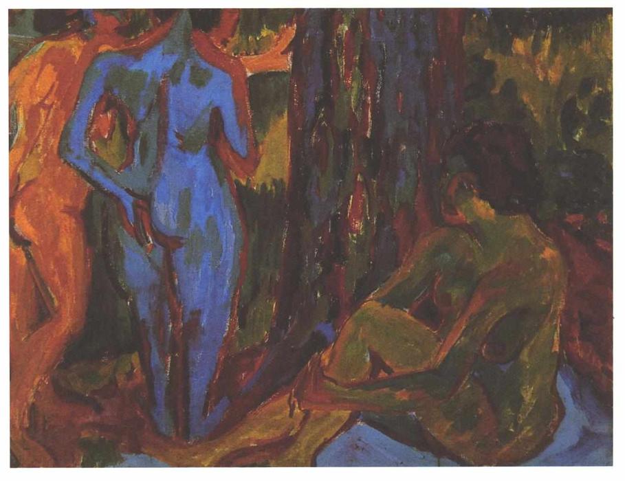 Three Nudes — Ernst Ludwig Kirchner
