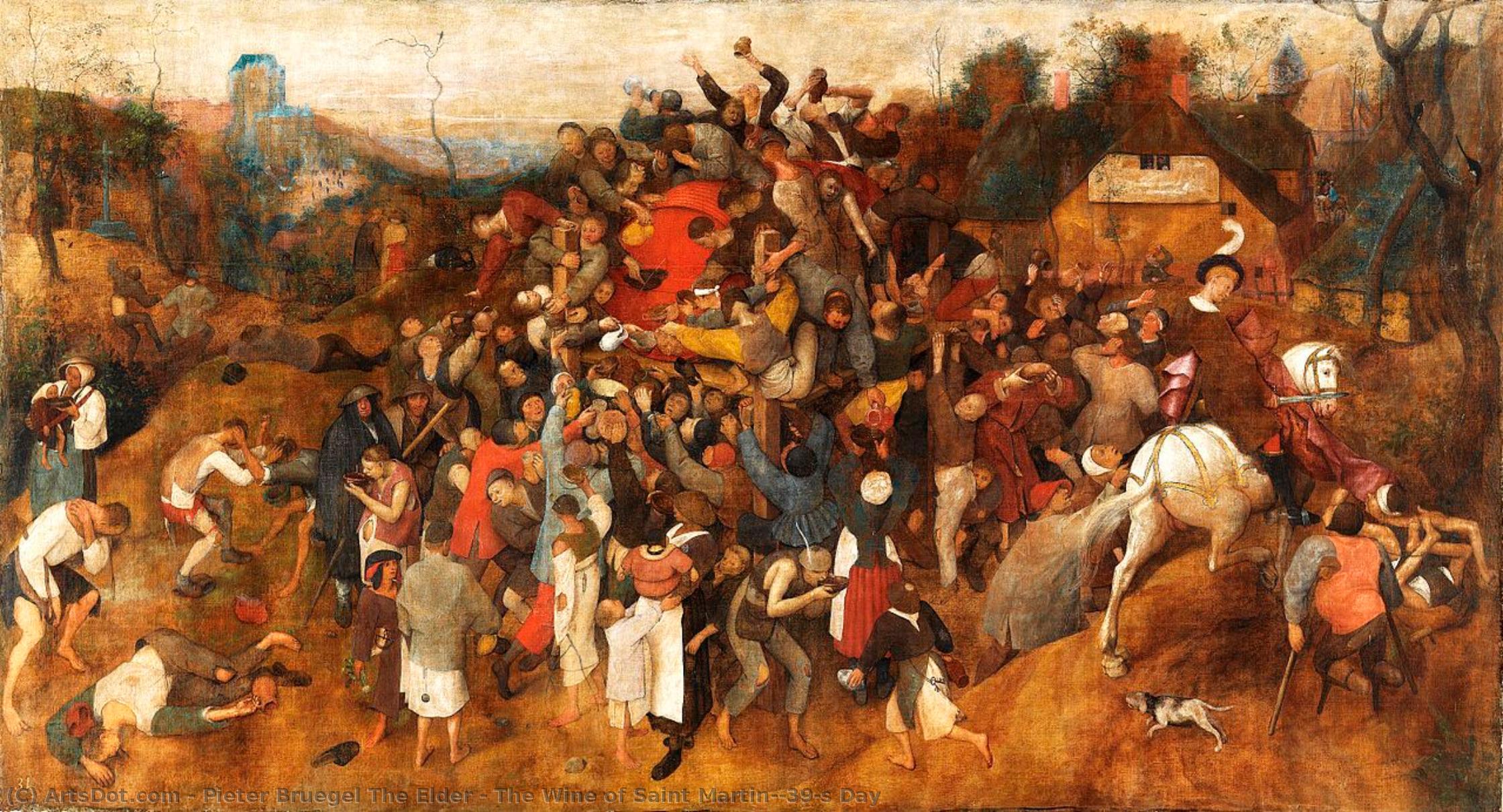 The Wine Of Saint Martin's Day — Pieter Bruegel The Elder