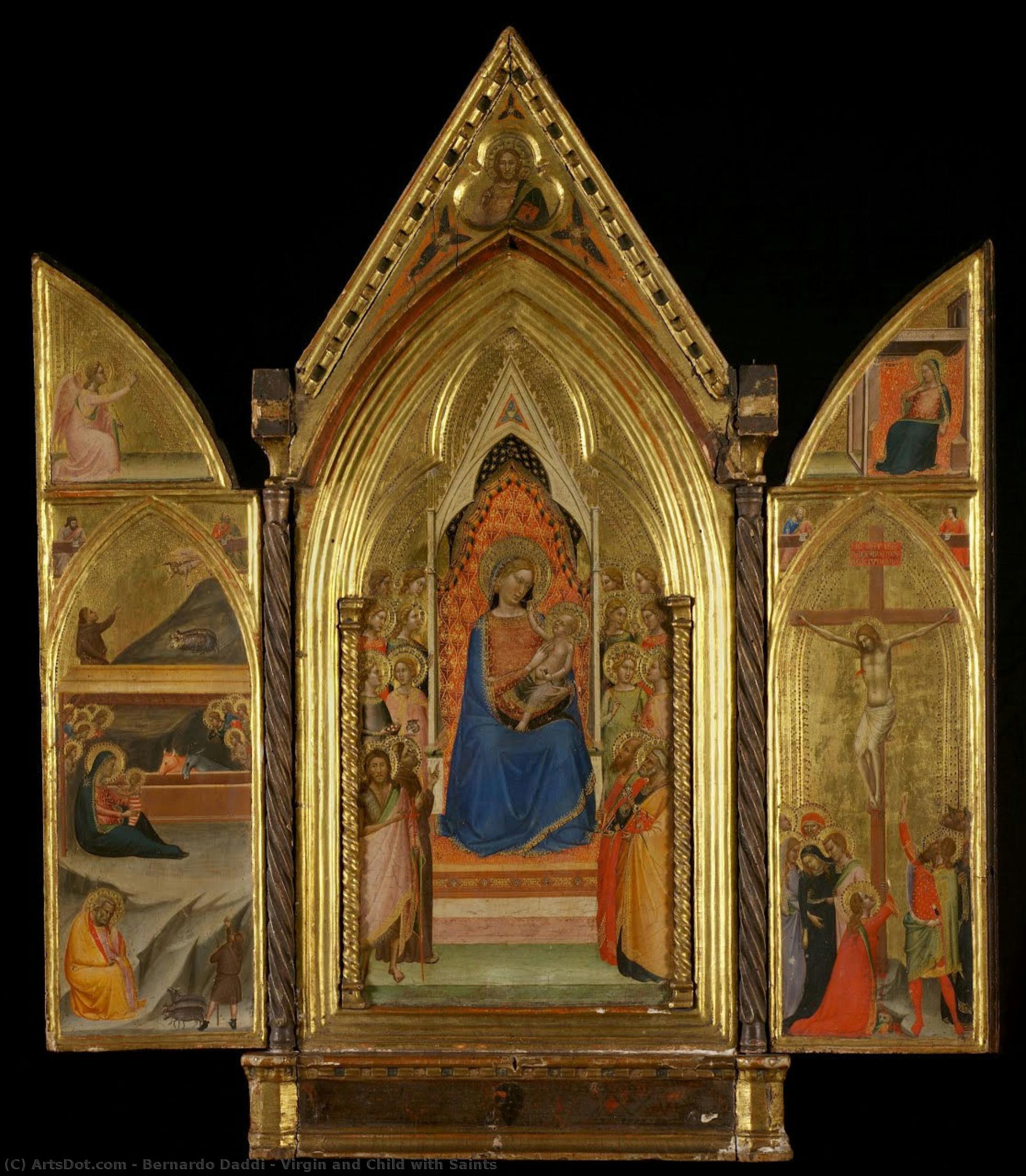 Virgin And Child With Saints — Bernardo Daddi