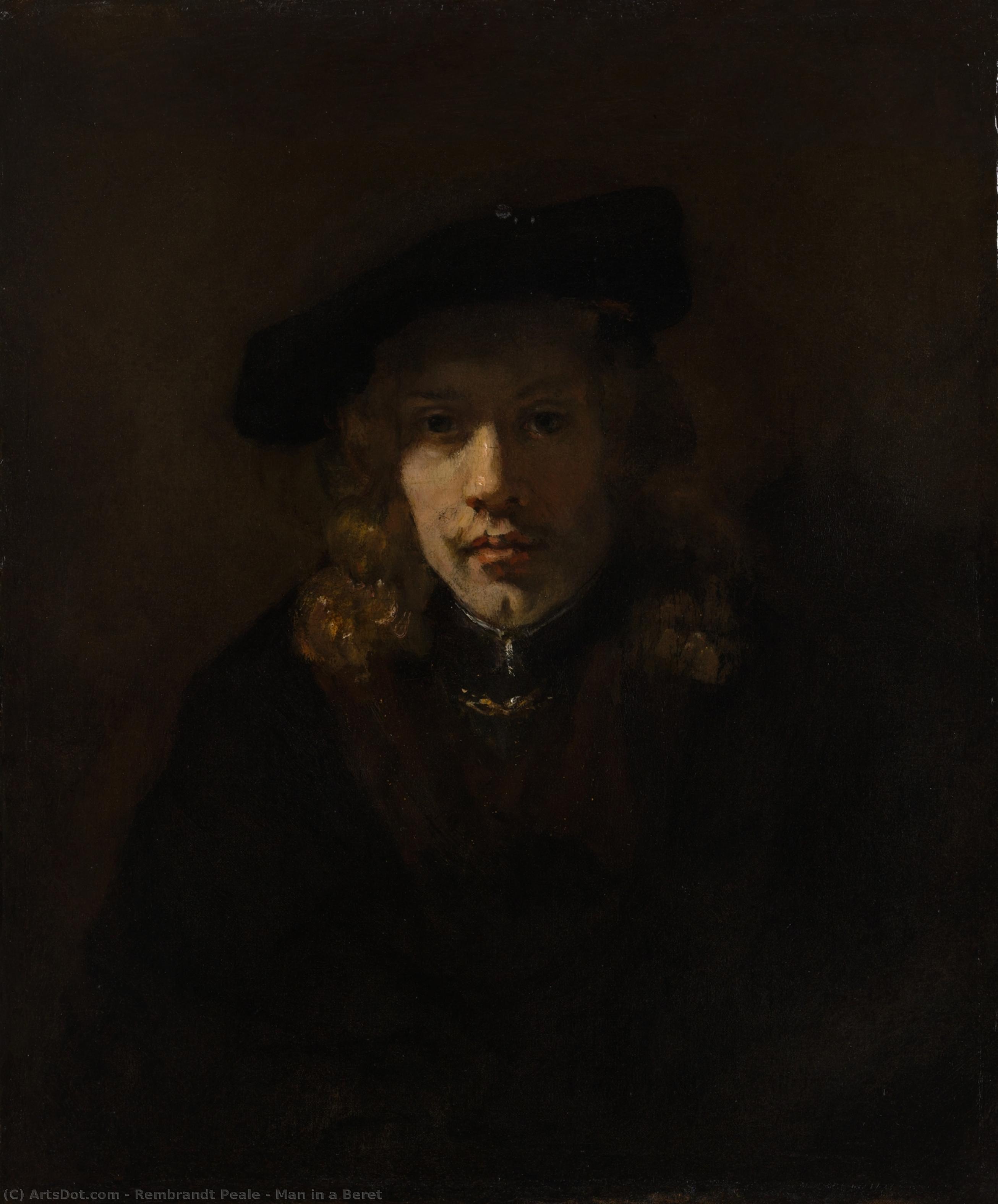 Man In A Beret — Rembrandt Peale