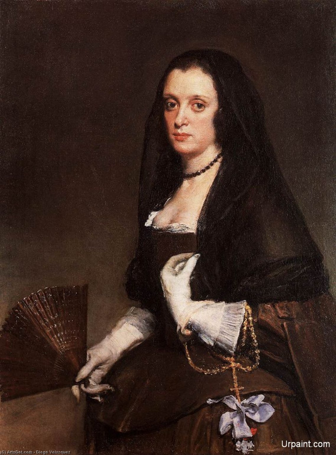 The Lady With A Fan — Diego Velázquez