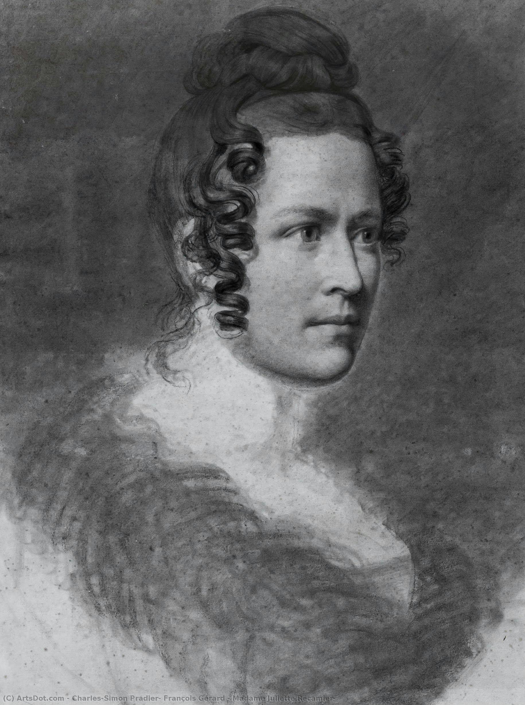 Madame Juliette Récamier — Charles-simon Pradier, François Gérard