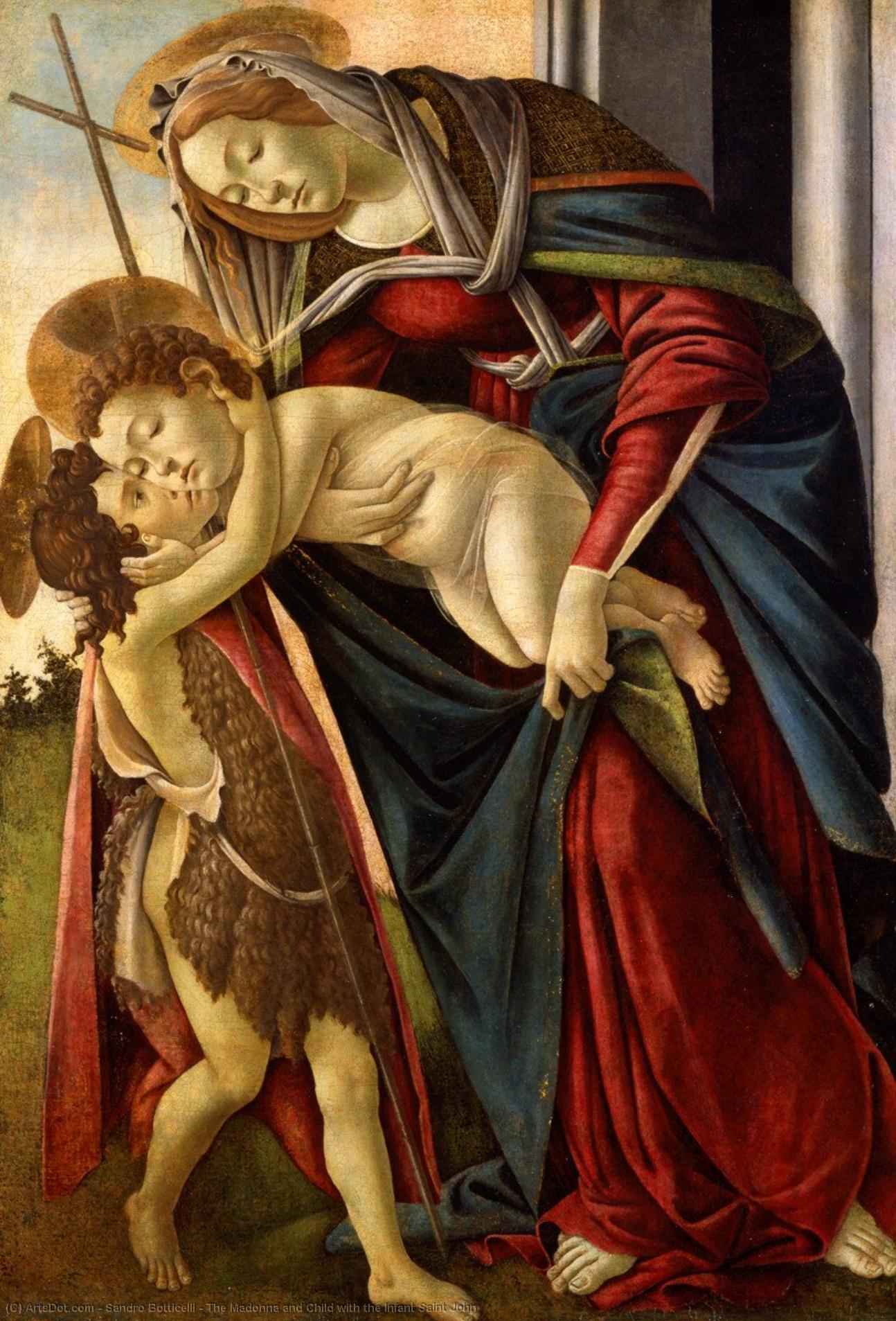 The Madonna And Child With The Infant Saint John — Sandro Botticelli