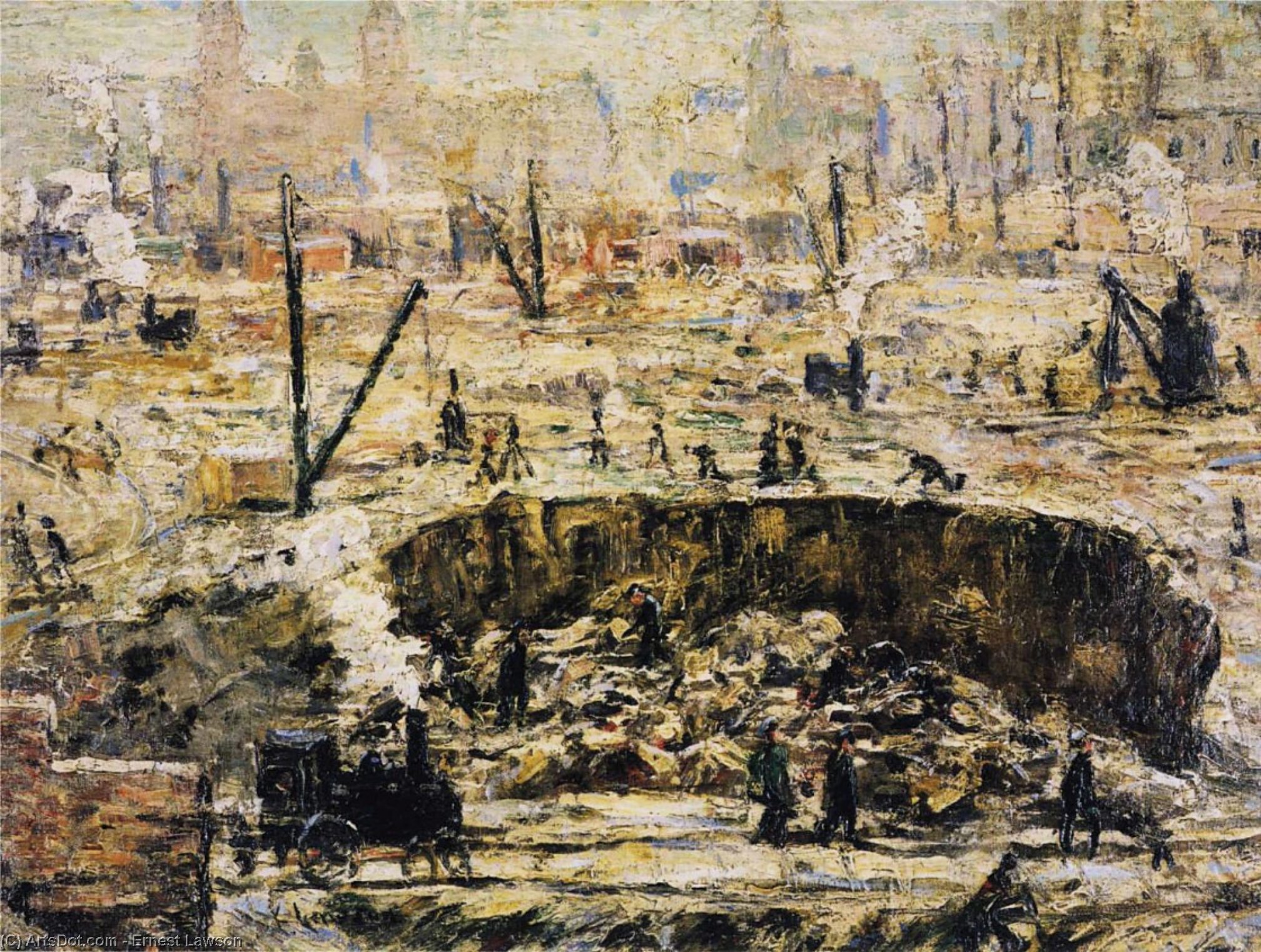 Excavation - Penn Station — Ernest Lawson