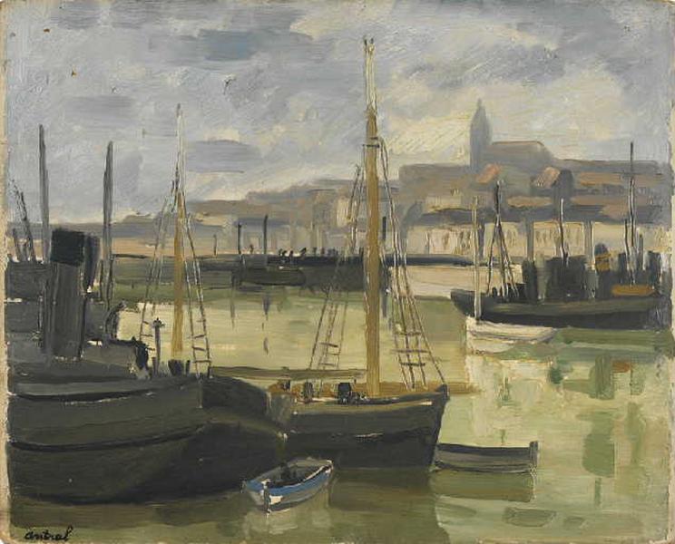 Le Port De Boulogne — Antral Louis Robert