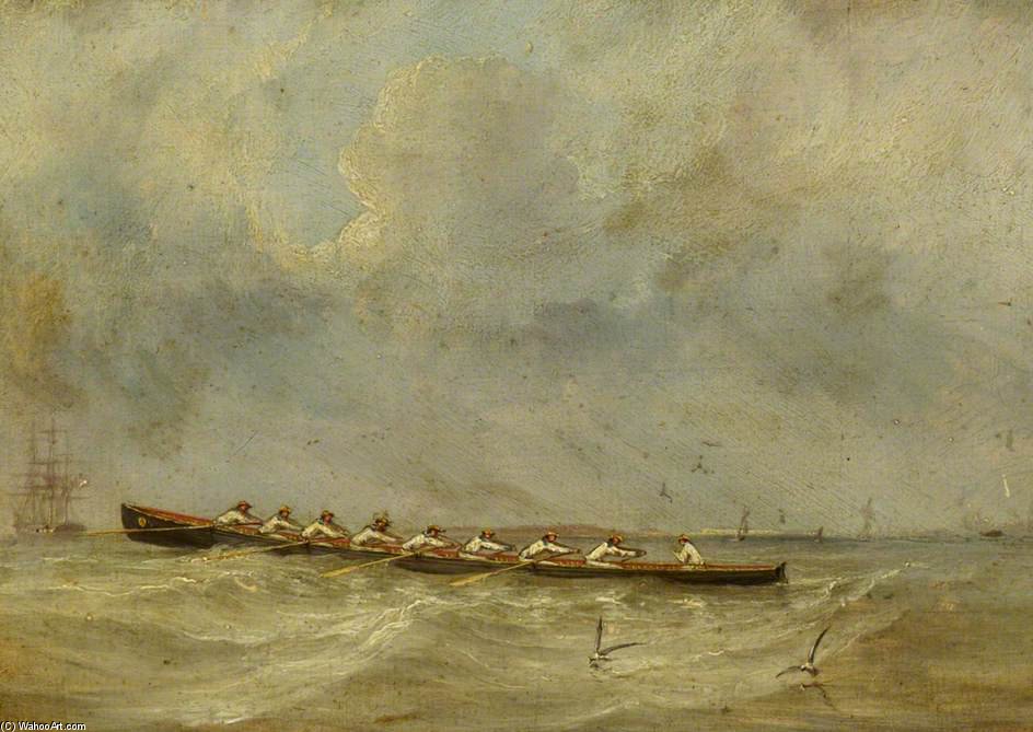 Hms 'pique's' Gig — John Christian Schetky