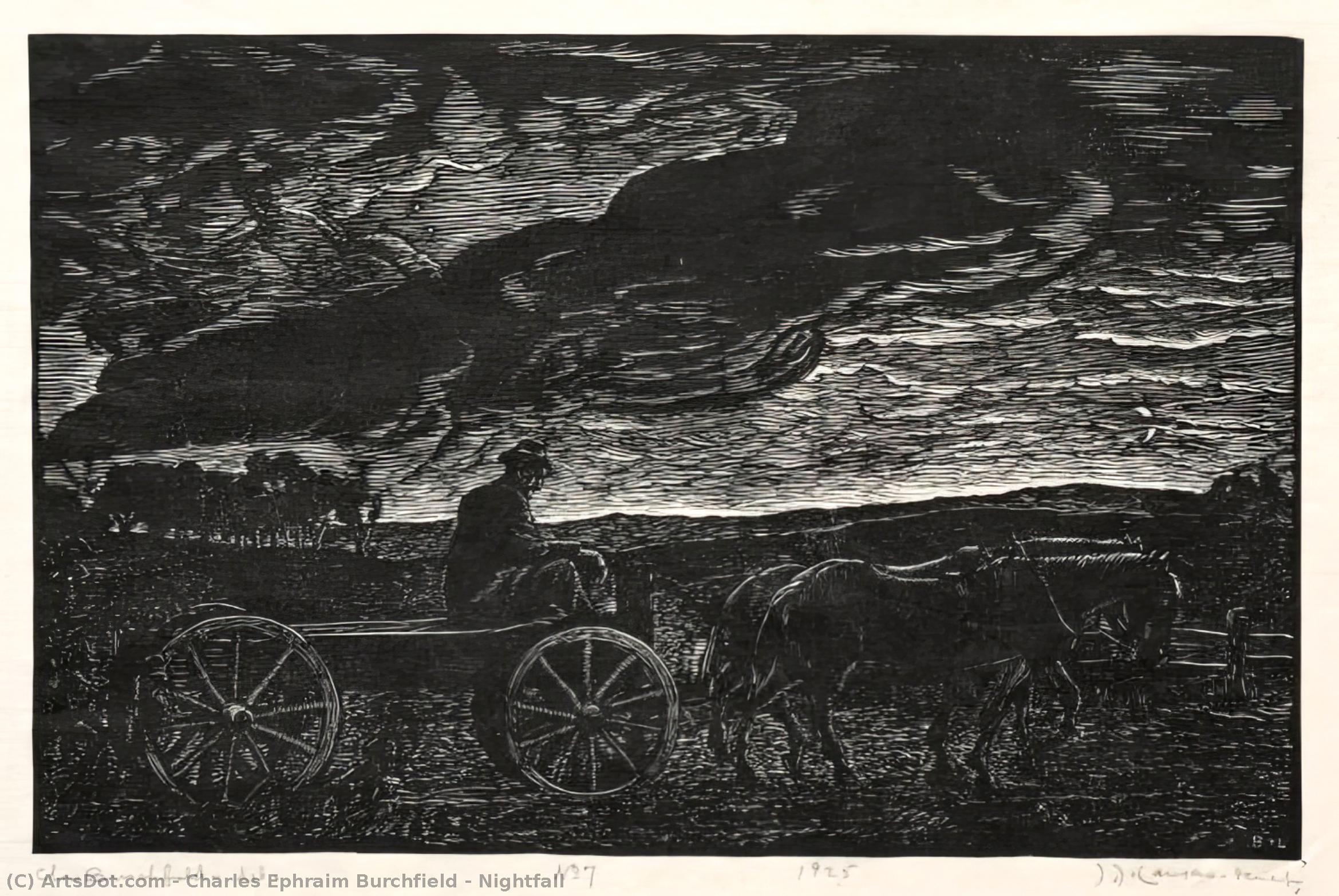 Nightfall — Charles Burchfield