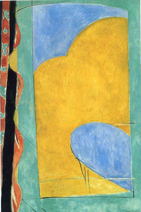 The Yellow Curtain — Henri Matisse
