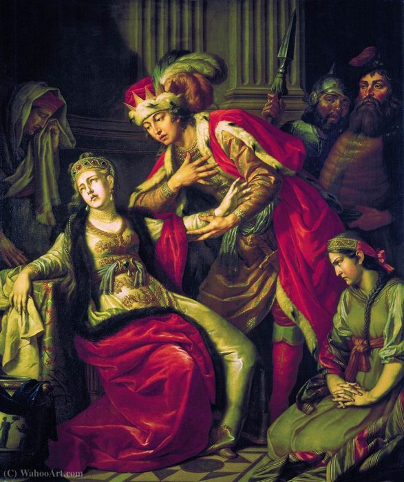 Vladimir And Rogneda — Anton Pavlovich Losenko