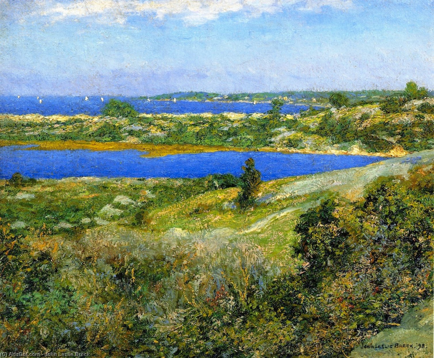 View Of Ipswich Bay — John Leslie Breck