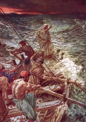 Jesus Stilling The Tempest — William Brassey Hole