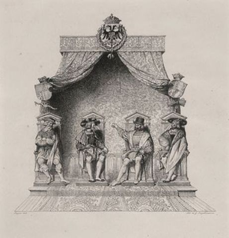 Four Magistrates Of Besançon — Jean-auguste-dominique Ingres