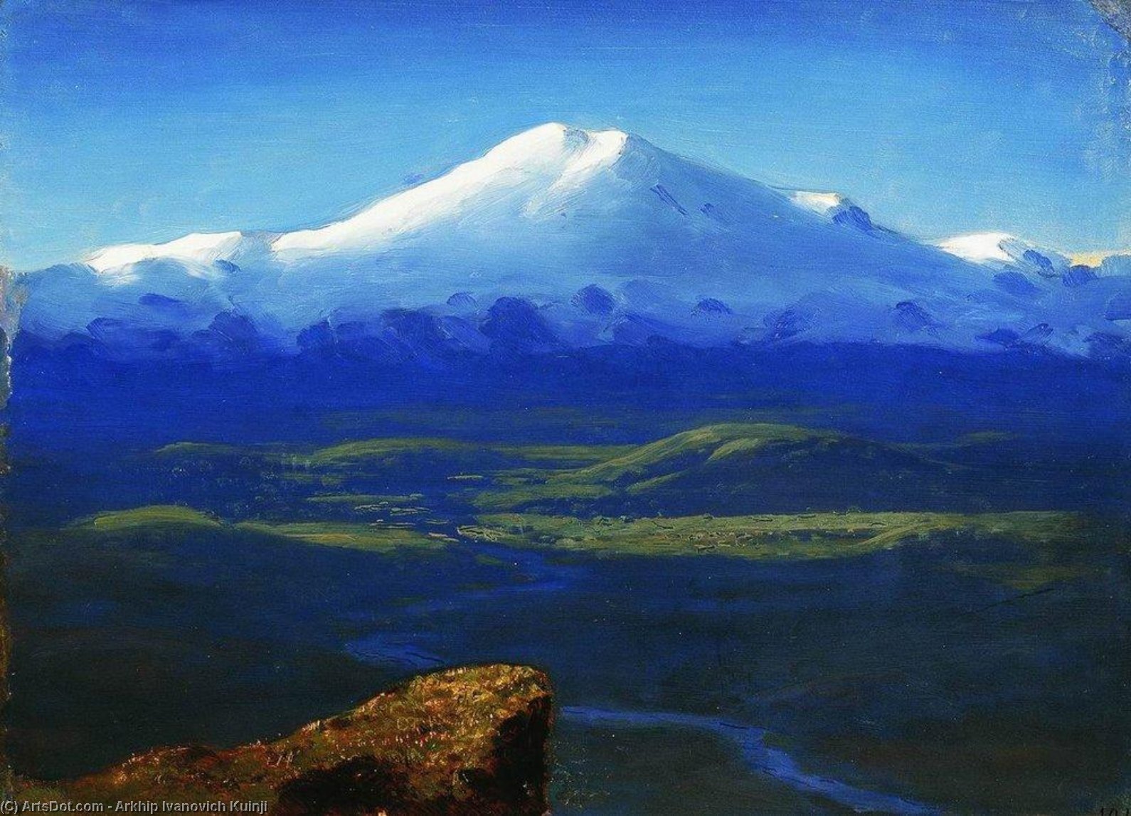 Snow Tops — Arkhip Ivanovich Kuindzhi