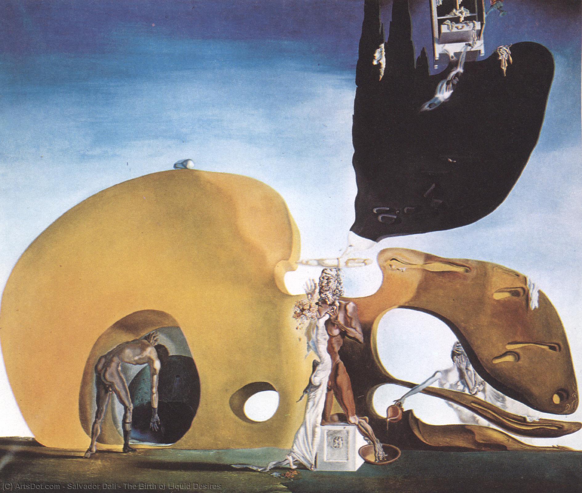 The Birth Of Liquid Desires — Salvador Dalí