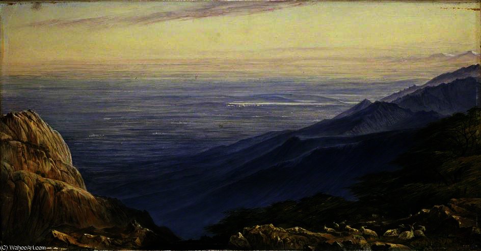 The Plains Of Lombardy From Monte Generoso — Edward Lear