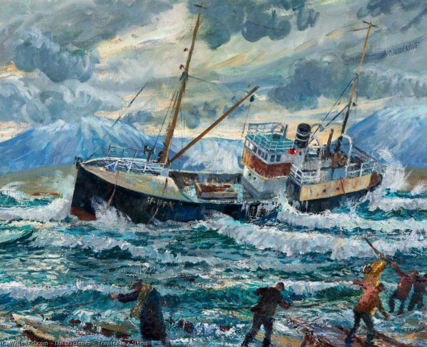 Trawler In A Storm — Ian Macinnes