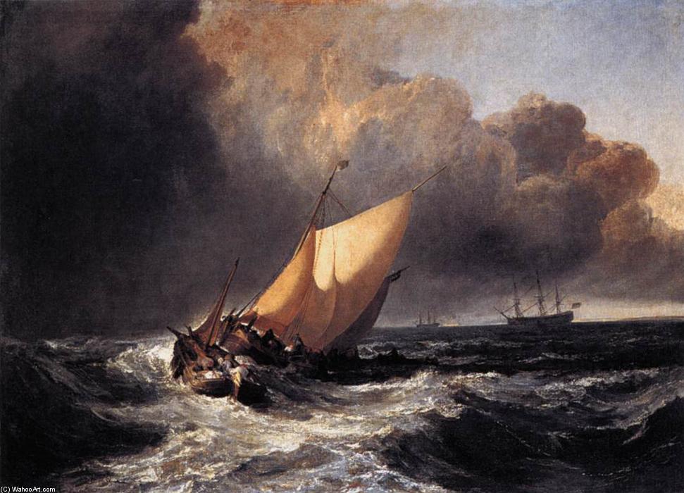 Dutch Boats In A Gale — Joseph Mallord William Turner