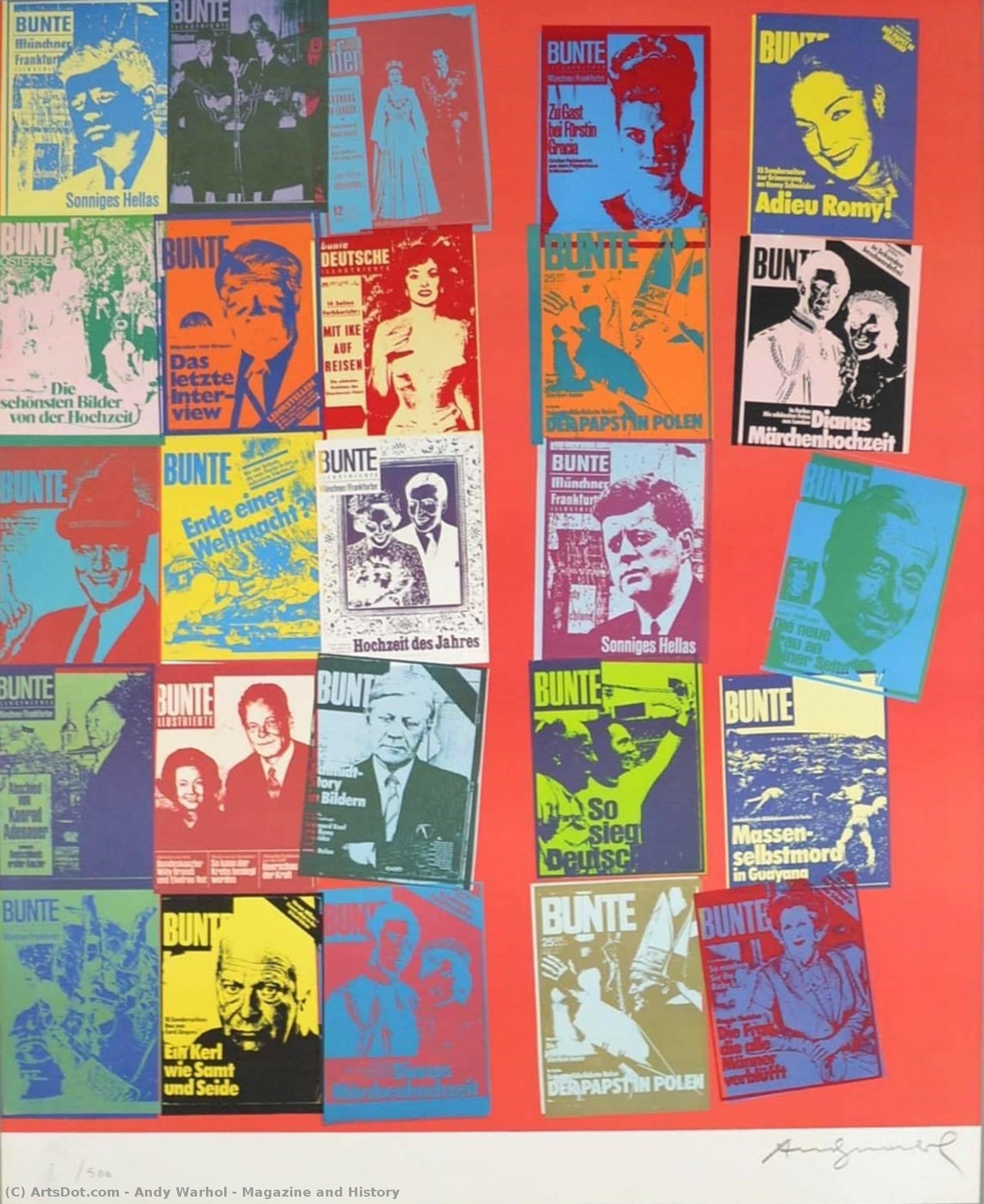 Magazine And History — Andy Warhol