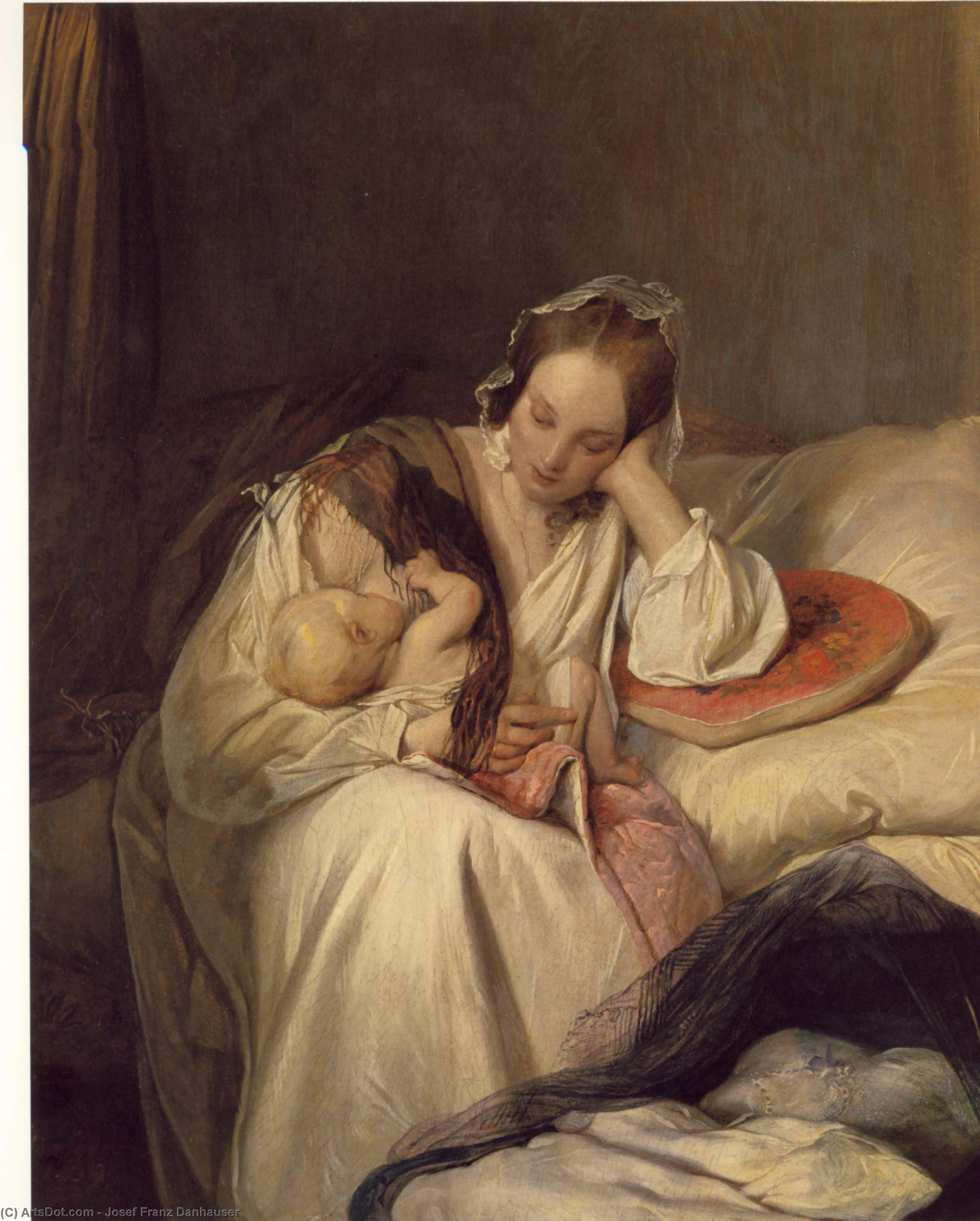Mother's Love — Josef Franz Danhauser