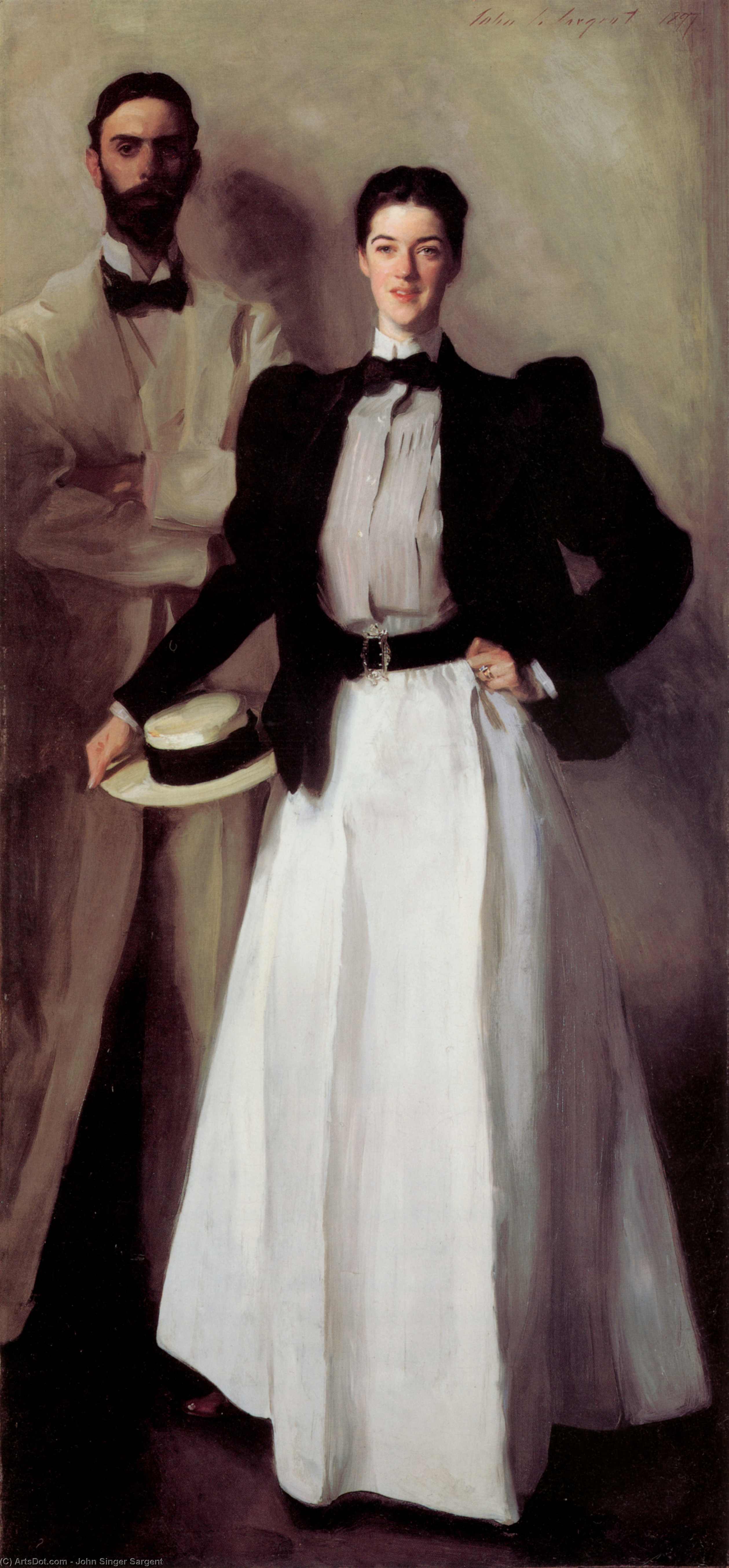El Sr. Y La Sra. Isaac Newton Phelps Stokes — John Singer Sargent