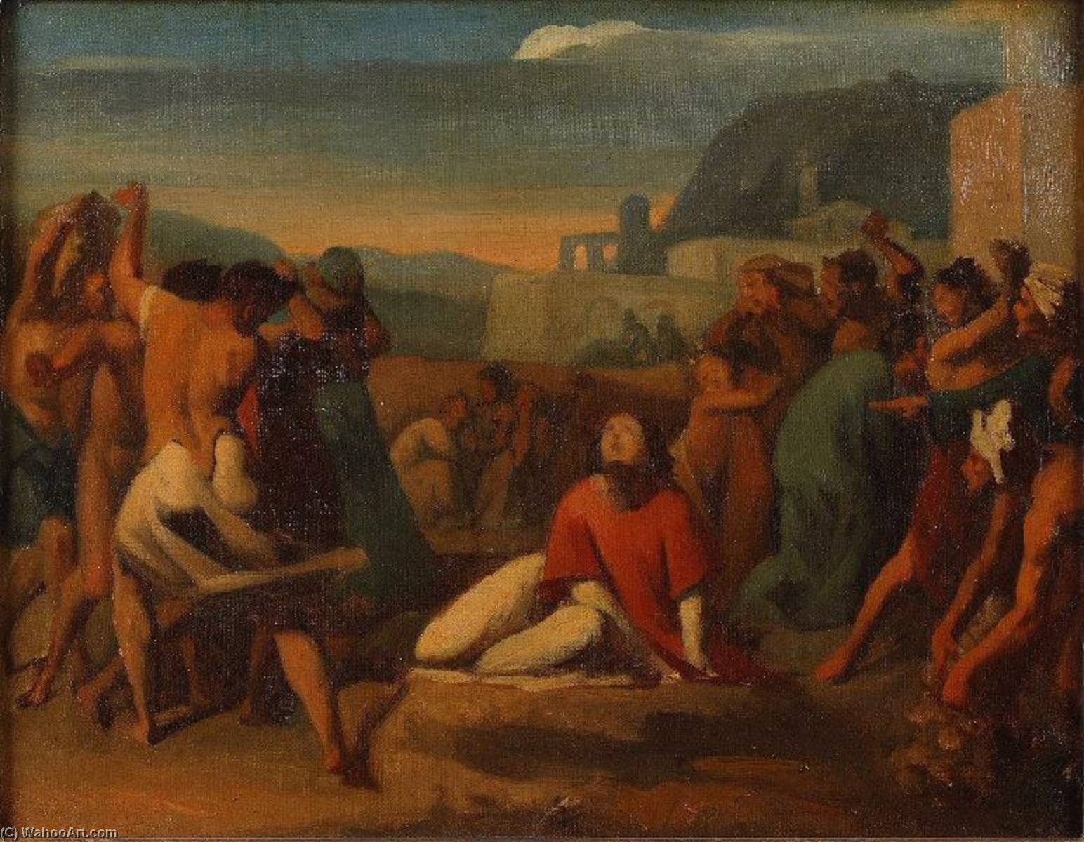 Lapidation De Saint Etienne — Jean-françois Millet