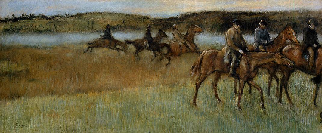 The Trainers — Edgar Degas