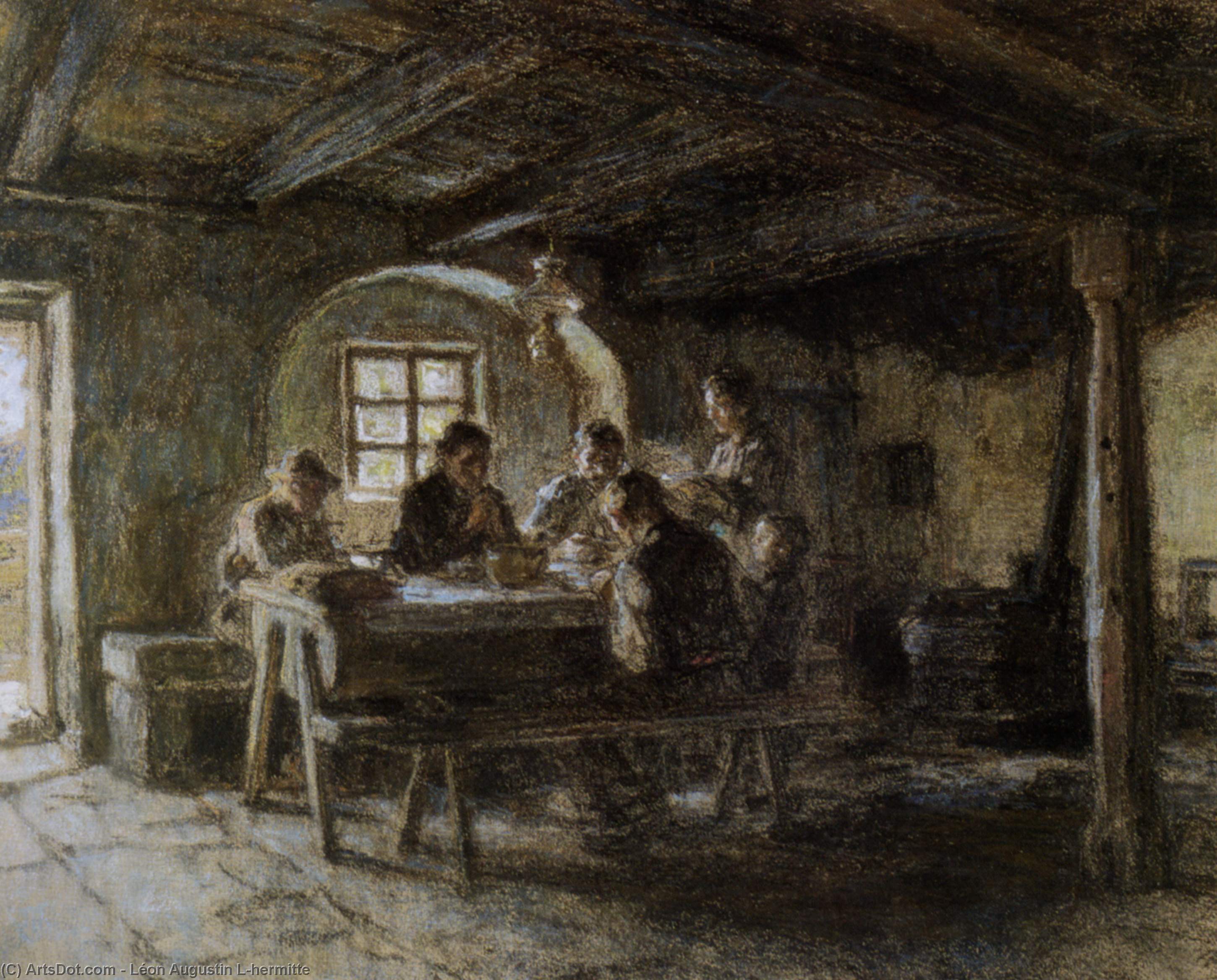The Meal — Léon Augustin L'hermitte