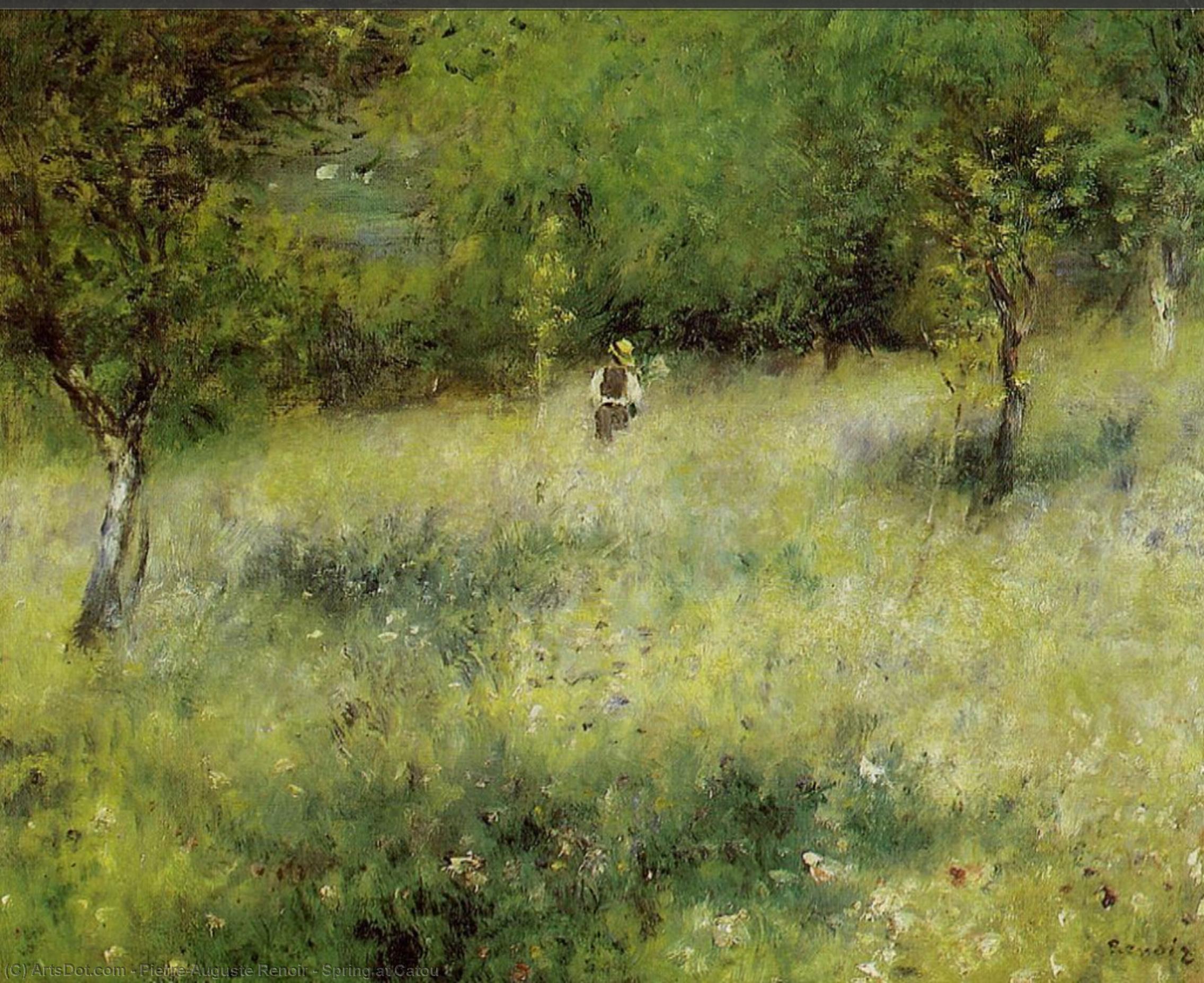 Spring At Catou — Pierre-auguste Renoir