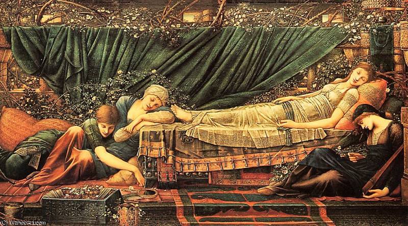 Briar Rose, Rose Bower — Edward Coley Burne-jones