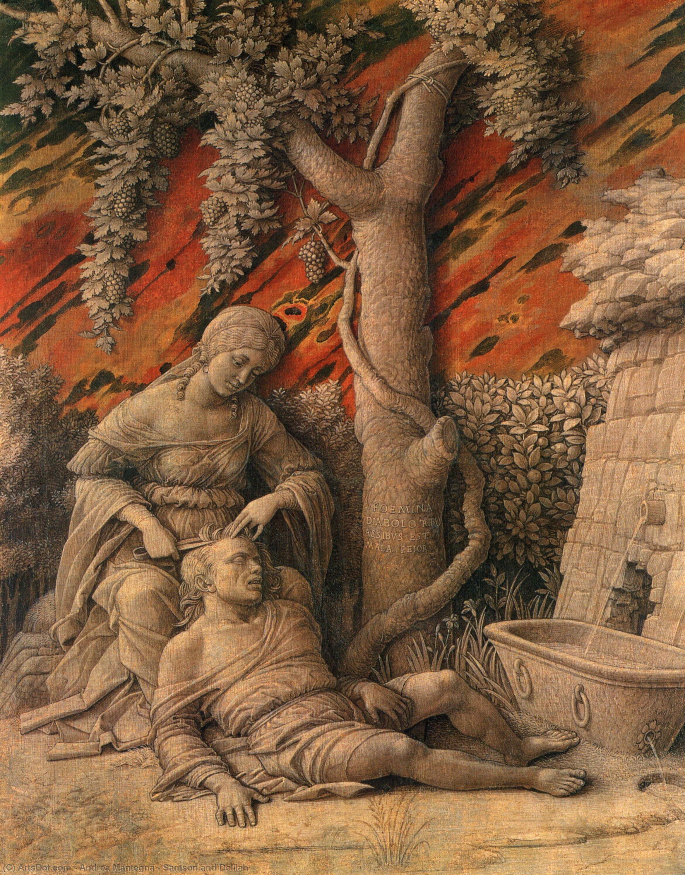 Samson And Delilah — Andrea Mantegna