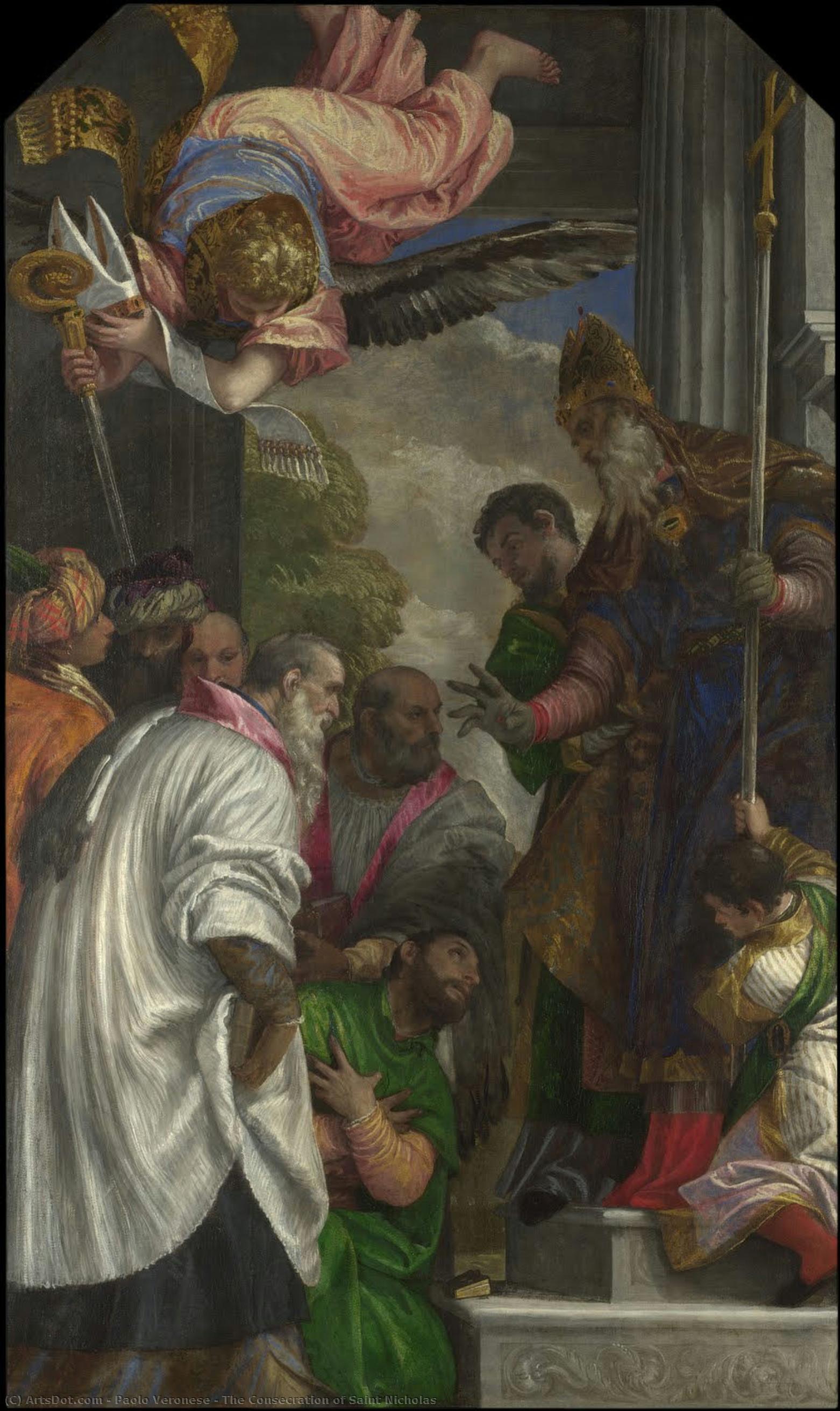 The Consecration Of Saint Nicholas — Paolo Veronese