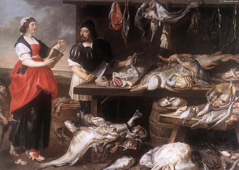 Fishmonger's Stall — Adriaen Van Utrecht