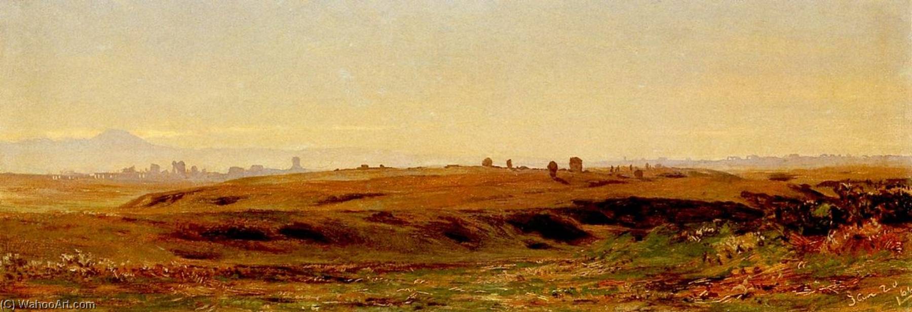 Landscape Sketch (also Known As Roman Campagna) — Thomas Hiram Hotchkiss