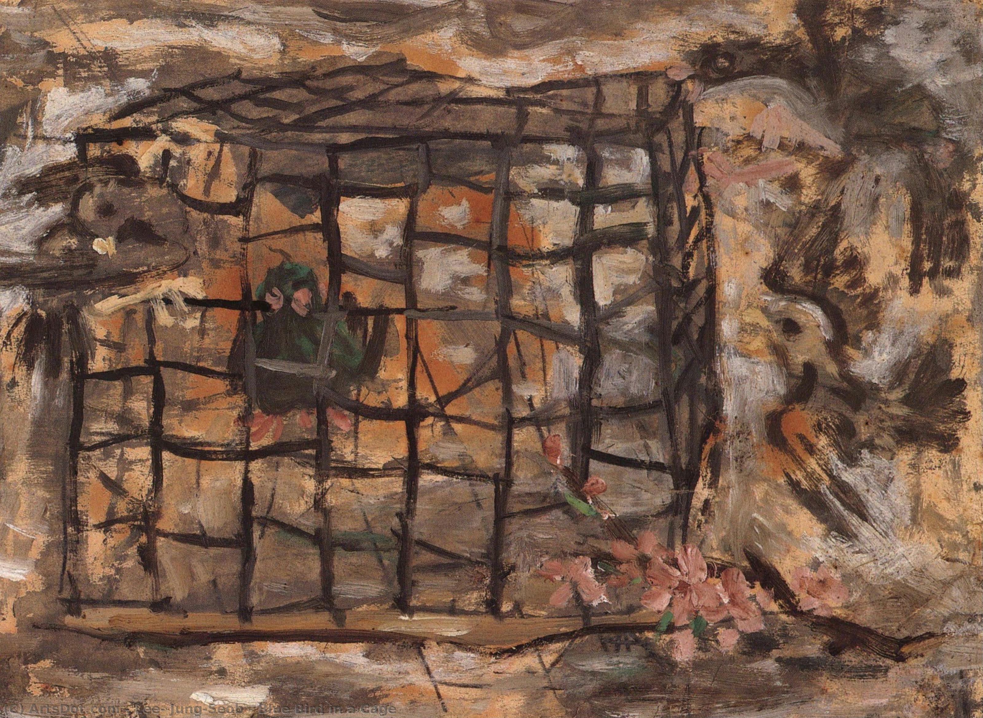 Blue Bird In A Cage — Lee, Jung-seob