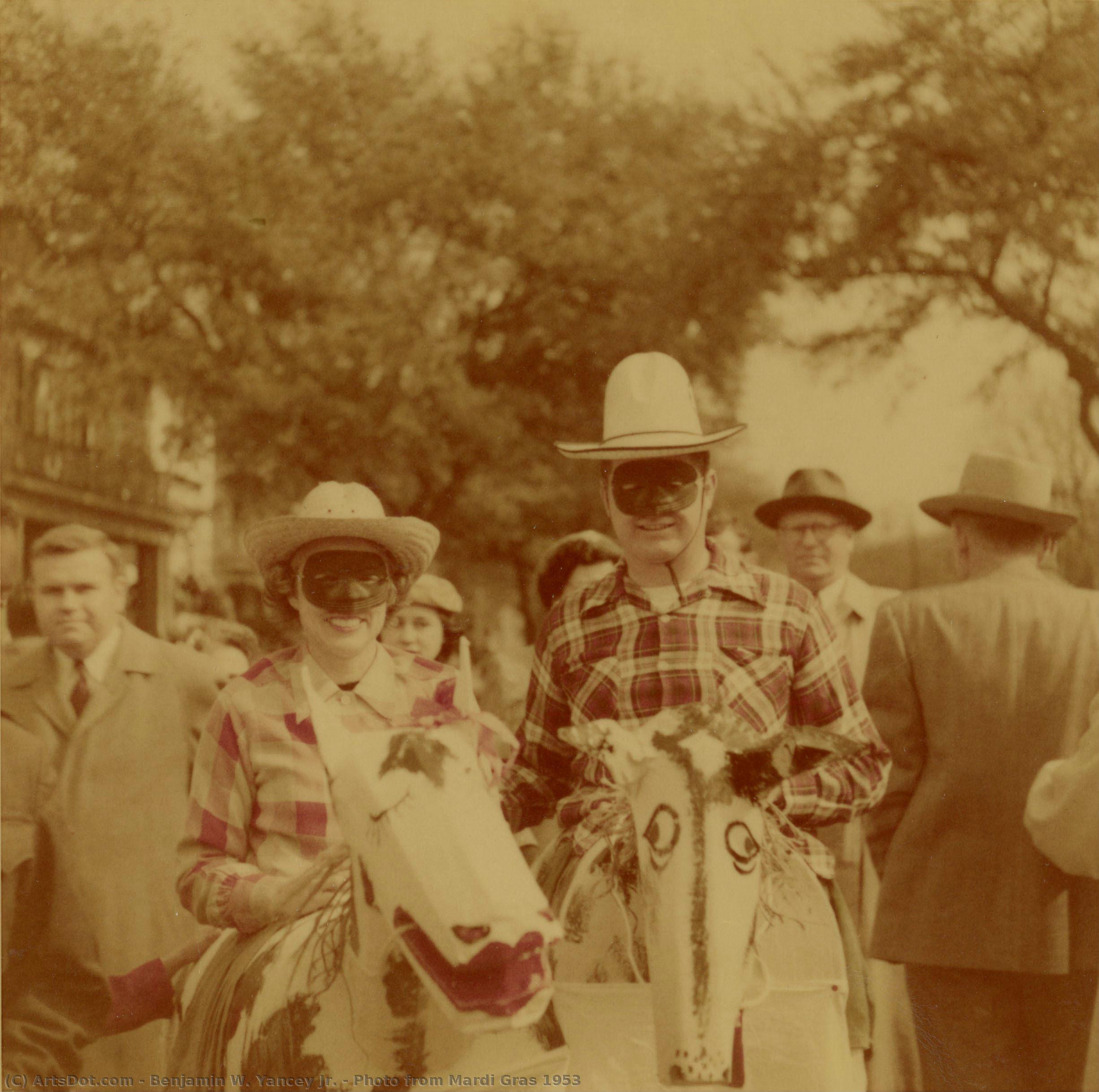 Photo From Mardi Gras 1953 — Benjamin W. Yancey Jr.