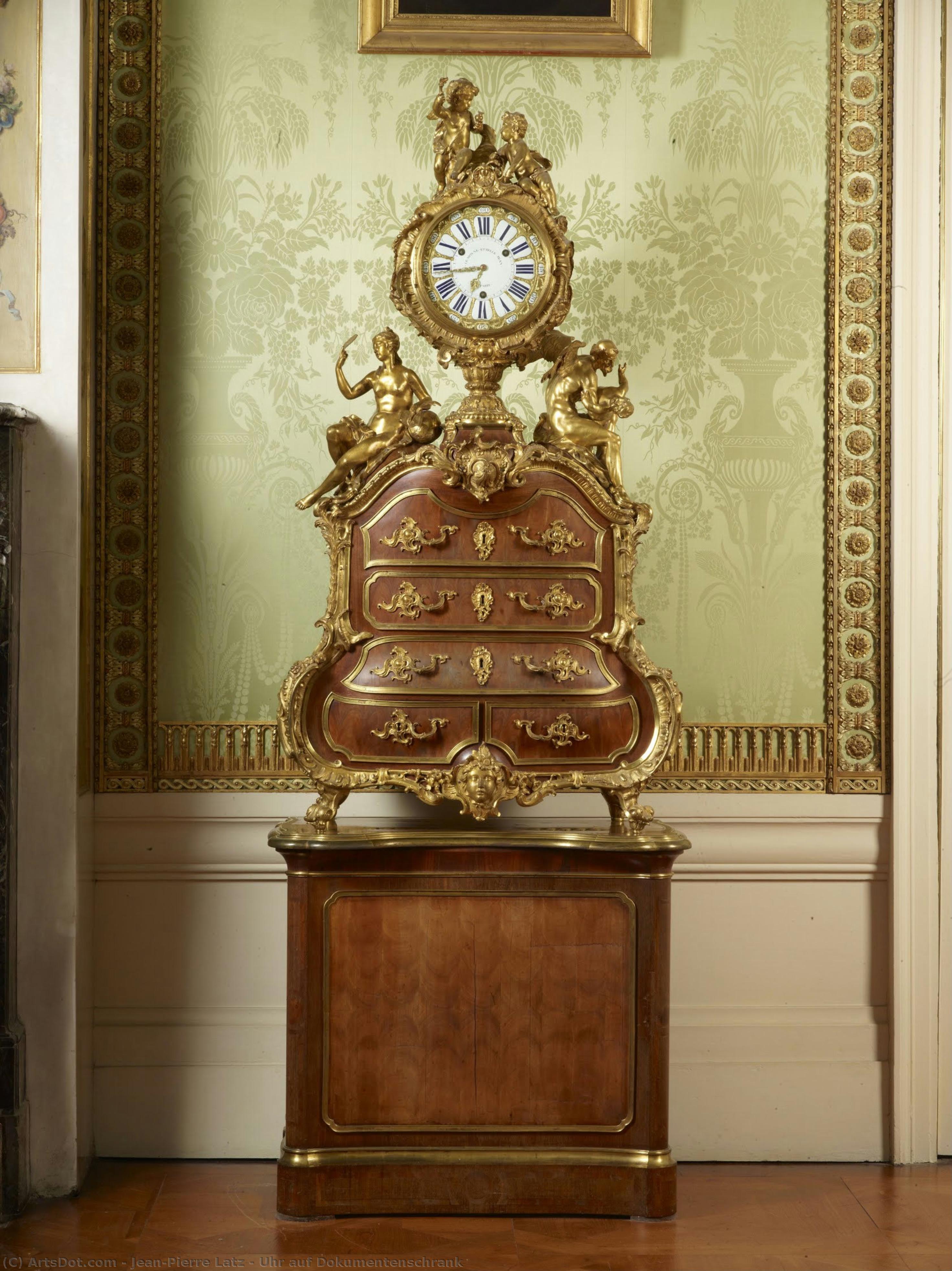 Uhr Auf Dokumentenschrank — Jean-pierre Latz