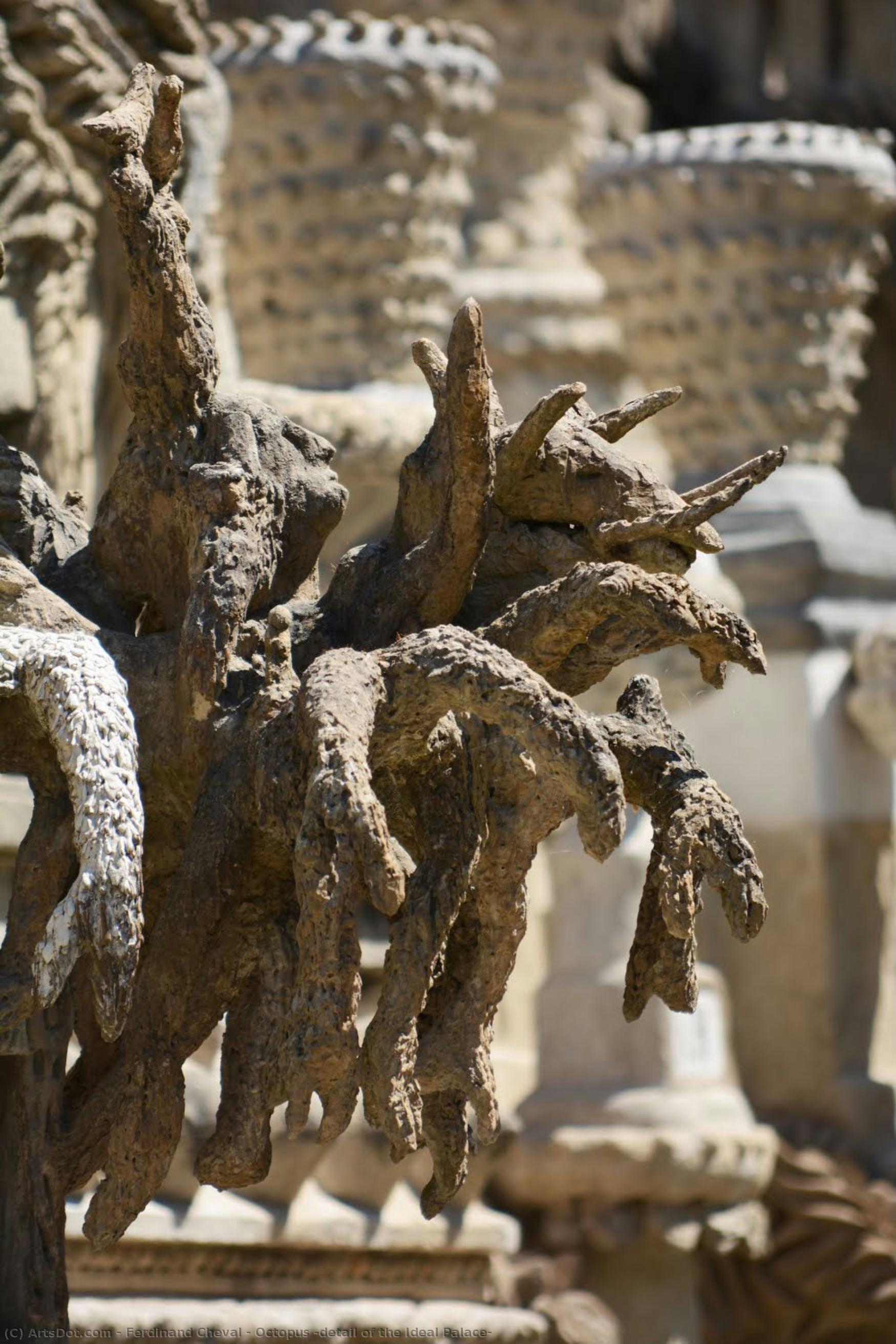 Octopus (detail Of The Ideal Palace) — Ferdinand Cheval
