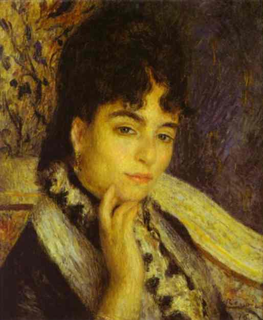 Portrait Of Mme. Alphonse Daudet — Pierre-auguste Renoir
