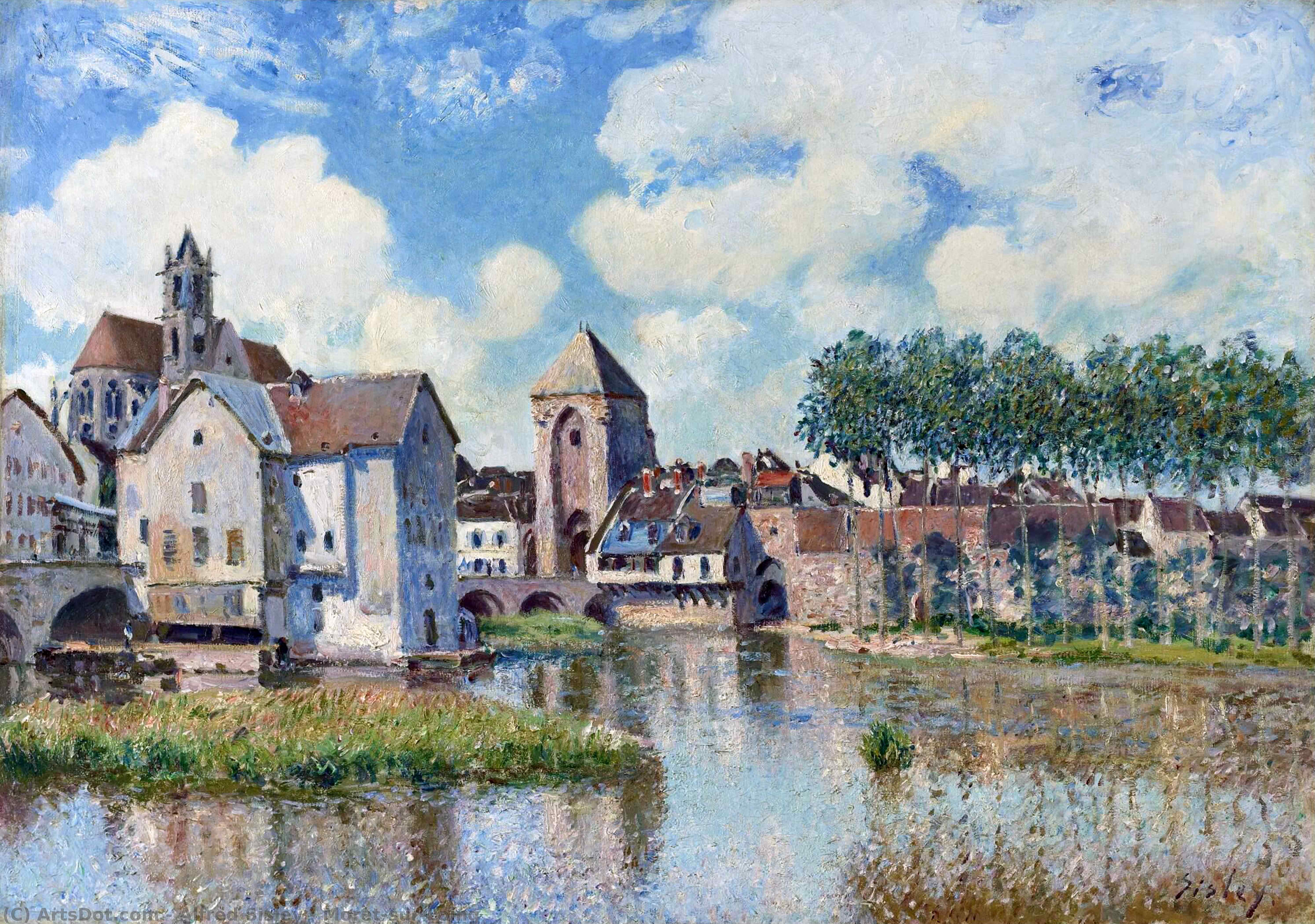 Moret-sur-loing — Alfred Sisley